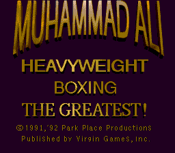 Muhammad Ali Heavyweight Boxing screenshot 4 for Sega Genesis